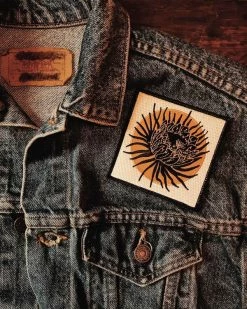 Sidewinder Goods Queen Of The Night Orchid Cactus Patch Embroidered Patches