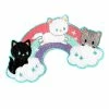 Meow Amor Creative Rainbow Cats Patch