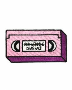 Twisted Egos Pins + Patches Drag Race VHS Tape Patch