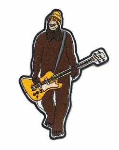 Salty Raven Large Back Patches Mr. Big On Bass Sasquatch Large Patch