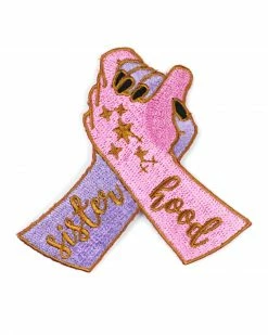 Glitter Punk Embroidered Patches Sisterhood Patch