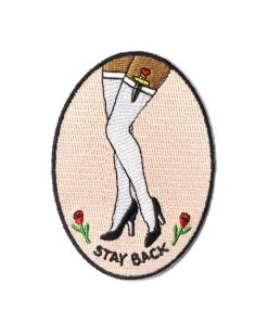 Creepy Gals Embroidered Patches Stay Back Patch