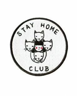 Stay Home Club Patch Embroidered Patches