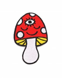 Wokeface Third Eye Mushroom Patch Embroidered Patches