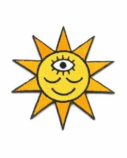 Wokeface Third Eye Sun Patch Embroidered Patches