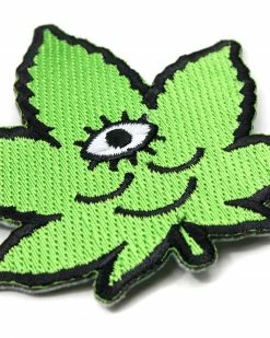 Wokeface Embroidered Patches Third Eye Cannabis Patch