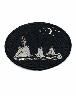 Salty Raven Pins + Patches Moon Over Three Graces Patch