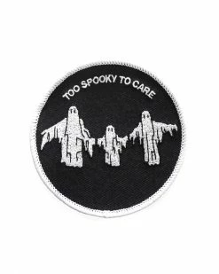 Hungry Ghost Press Too Spooky To Care Patch