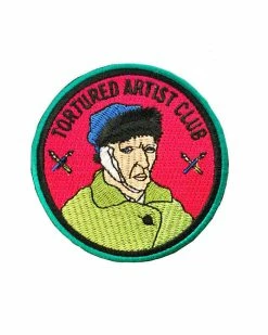 Culture Flock Embroidered Patches Tortured Artist Club Patch
