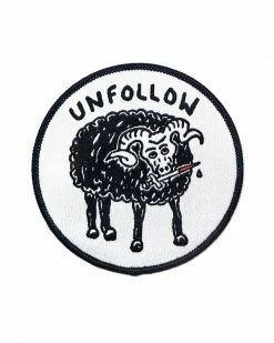 Pretty Bad Co. Unfollow Patch Embroidered Patches
