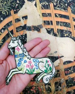 Cat Coven Pins + Patches Unicorn Garden Large Patch