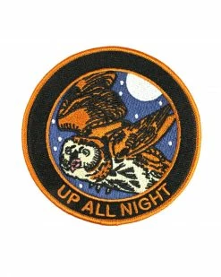Stay Home Club Up All Night Patch Embroidered Patches
