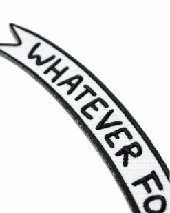 Sara M. Lyons Whatever Forever Large Banner Patch Large Back Patches