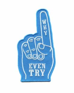 Mean Folk Pins + Patches Why Even Try Patch