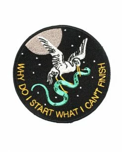 Stay Home Club Why Do I Start Patch Embroidered Patches