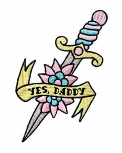 Pretty Bad Co. Embroidered Patches Yes Daddy Dagger Patch