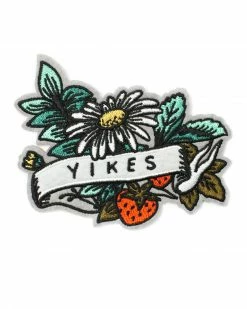 Stay Home Club Embroidered Patches Yikes Patch