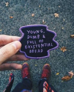 Adam J. Kurtz Existential Dread Patch Embroidered Patches