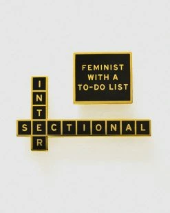 Word For Word Factory Intersectional Large Pin