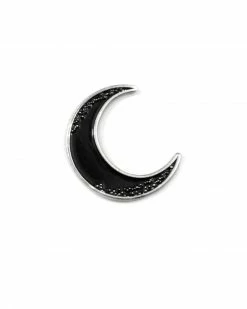 Explorer's Press Black Crescent Moon Pin