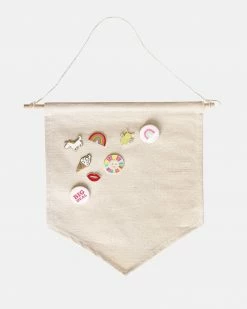 The Penny Paper Co. Pin Holder Pennant Flag (Pin Collection Display) Pin + Patch Accessories