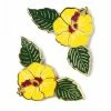 Lulu Bloo Maui Flowers Pin Set Pins + Patches
