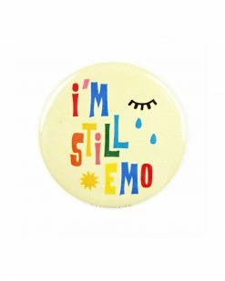 Danny Brito Enamel Pins + Buttons I'm Still Emo Big Pinback Button