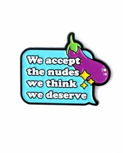 Dan Polyak Nudes Eggplant Pin