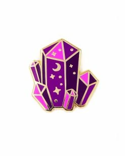 These Are Things Purple Night Crystal Pin