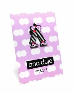 Lost Lust Supply Eva Skater Girl Pin Enamel Pins + Buttons