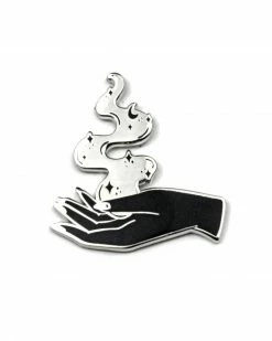 A Fink & Ink Pins + Patches Babe With The Power Magic Hand Pin