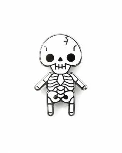 These Are Things Pins + Patches Skeleton Baby Pin