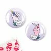 Sara M. Lyons Best Buds Pinback Button Set (w/ 420 Bag) Enamel Pins + Buttons