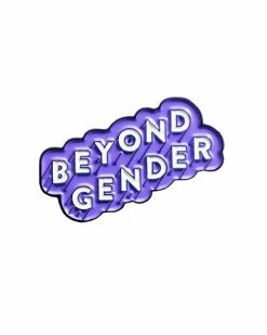 Bianca Designs Beyond Gender Pin - Purple Pins + Patches