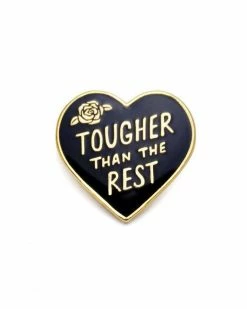 Lucky Horse Press Enamel Pins + Buttons Tough Heart Pin