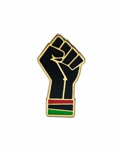 KingPinz Enamel Pins + Buttons Black Lives Matter Fist Pin