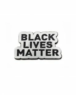 Radical Dreams Black Lives Matter Lapel Pin - Silver Enamel Pins + Buttons