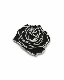 Inner Decay Black Rose Pin Enamel Pins + Buttons