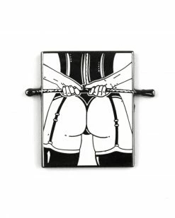 Strike Gently Co. Enamel Pins + Buttons Booty Whip Pin