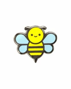 These Are Things Enamel Pins + Buttons Bee Pin