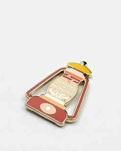 Franki Hanke Burning The Midnight Oil Pin