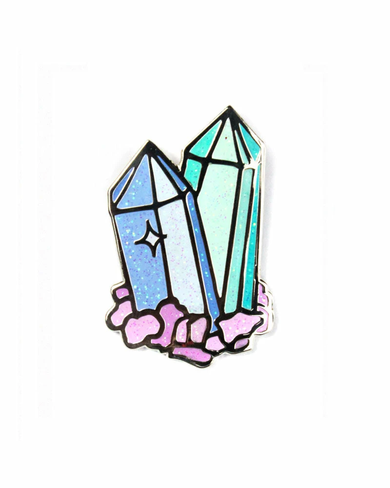 Band Of Weirdos Celestite Crystal Pin 1 Band Of Weirdos Celestite Crystal Pin