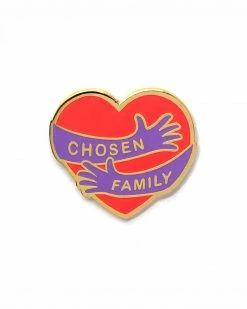 GAYPIN' Pins + Patches Chosen Family Heart Pin