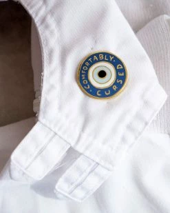 Stay Home Club Comfortably Cursed Pin