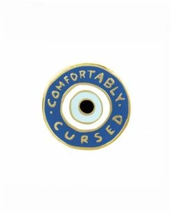Stay Home Club Comfortably Cursed Pin