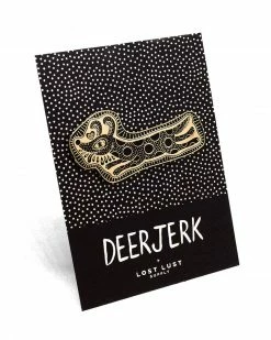 Lost Lust Supply Deerjerk Dog Large Pin