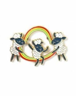 ILootPaperie Double Dutch Rainbow Pin