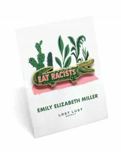 Lost Lust Supply Eat Racists Large Pin Enamel Pins + Buttons