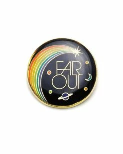 Lucky Horse Press Pins + Patches Far Out Galaxy Pin