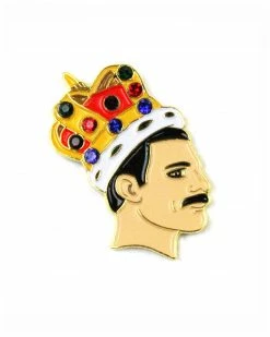 The Found Freddie Mercury Pin Pins + Patches